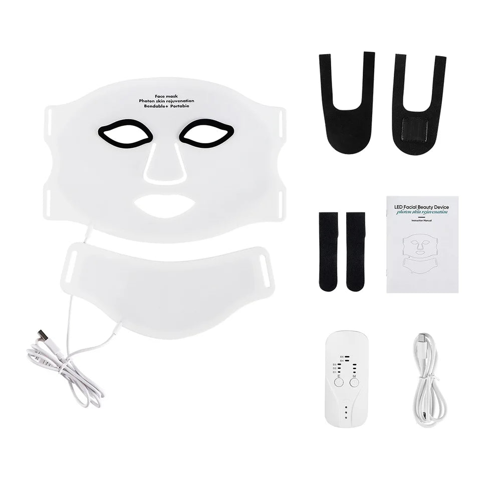 LED Red Light Therapy Face & Neck Mask