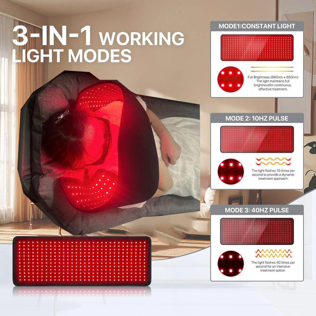 LED Red Light Therapy Pad