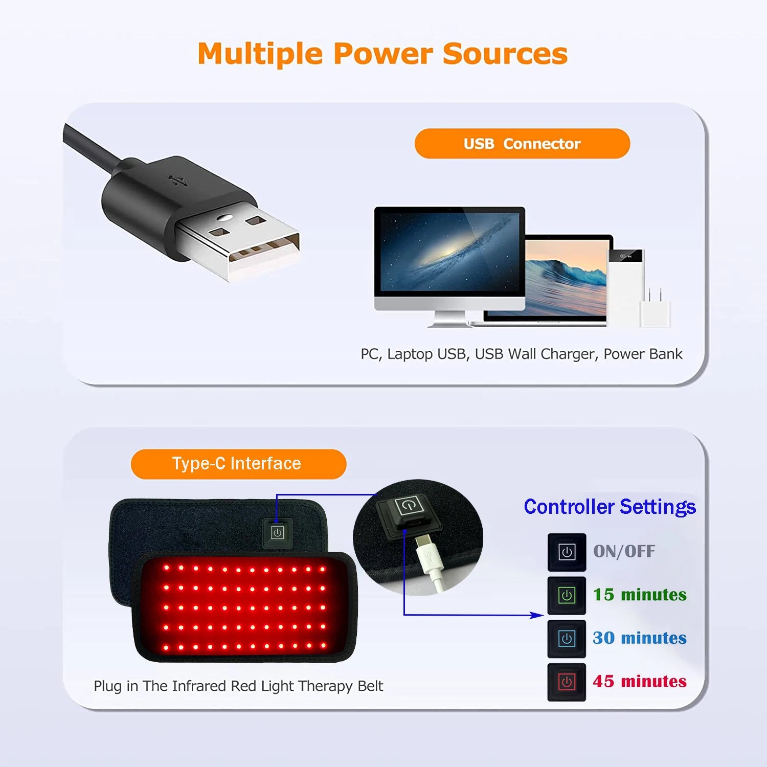 LED Red light Therapy Belt