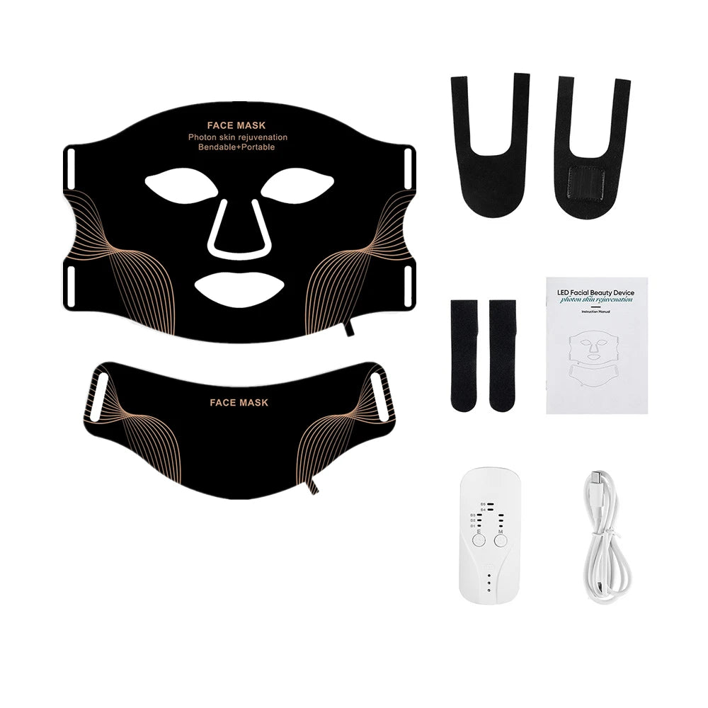 LED Red Light Therapy Face & Neck Mask
