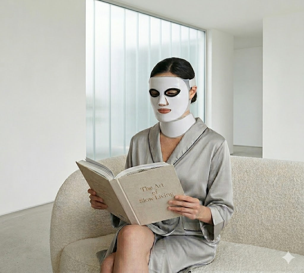 LED Red Light Therapy Face & Neck Mask